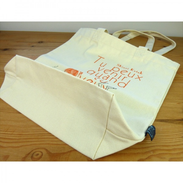 Canvas tote bag with Cheri design by Shinzi Katoh