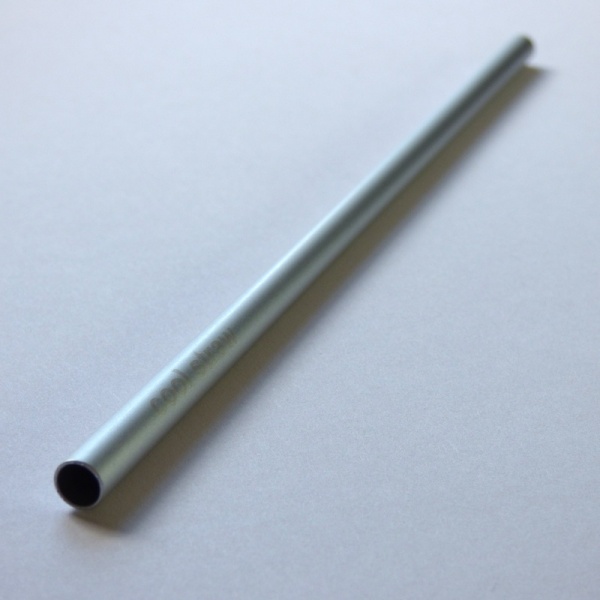 Reusable aluminium metal drinking straw
