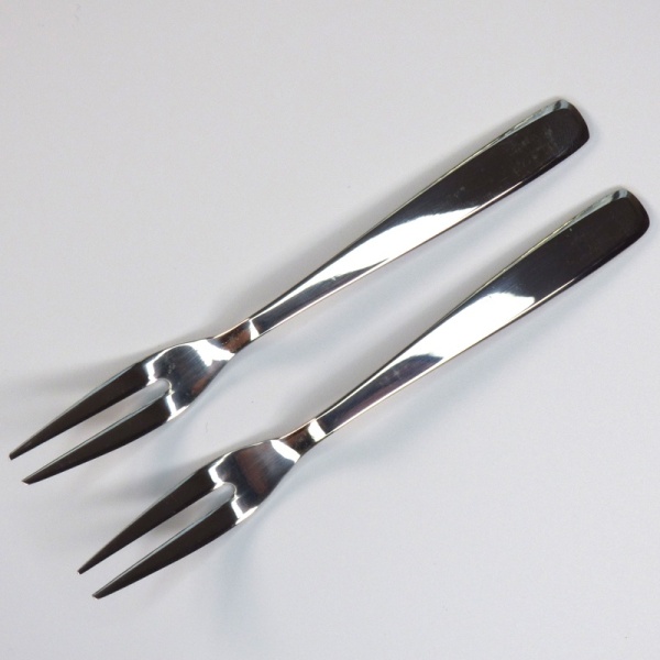 Two Japanese fruit forks