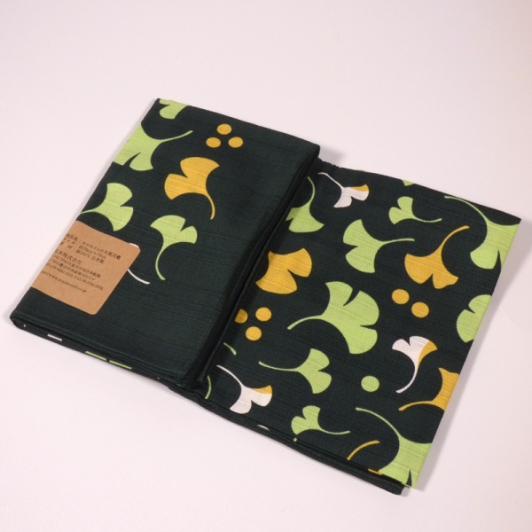 Dark green furoshiki wrapping cloth