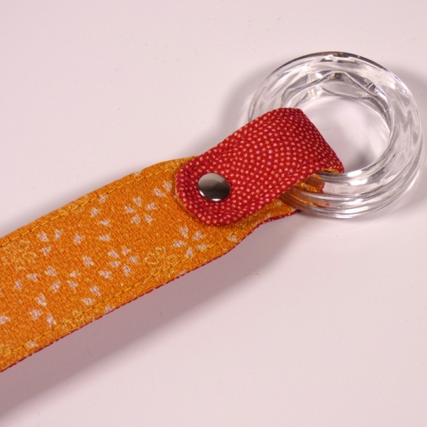 Close up of furoshiki handle