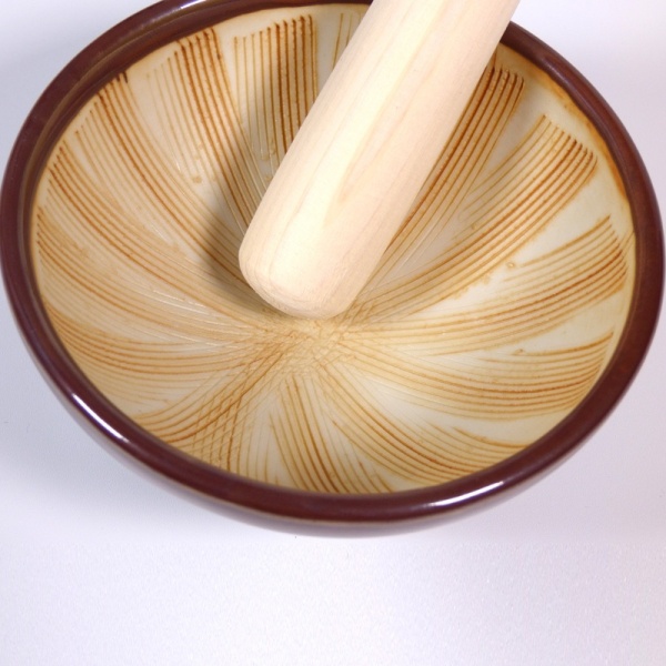 Mini 'suribachi' Japanese pestle & mortar
