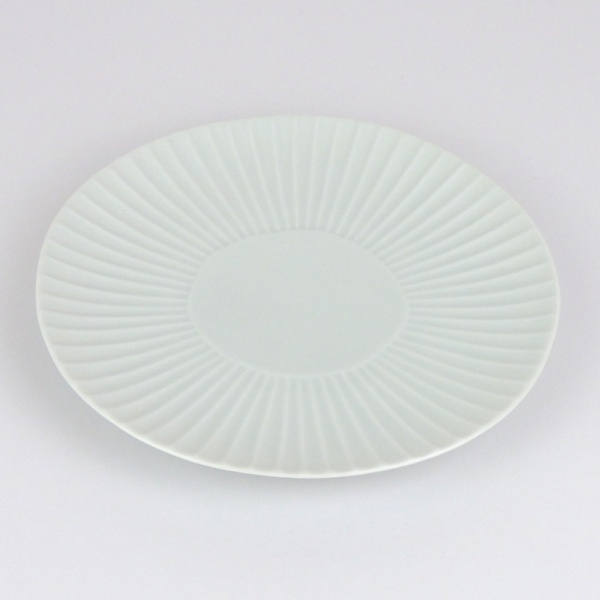 White Hasami-ware Japanese plate