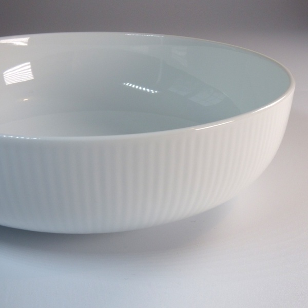 Rib design detail of Japanese pasta bowl