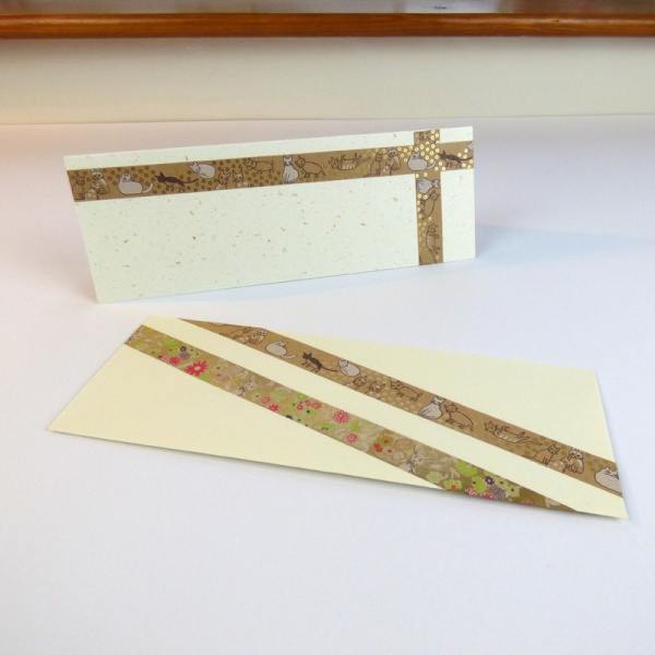 Everyday Cats design washi tape on cards