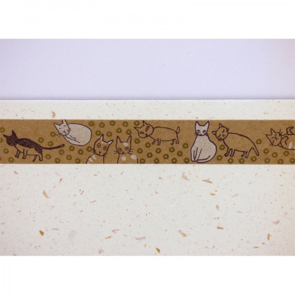 Close up of Everyday Cats washi tape