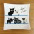 Kitten design square plate by Shinzi Katoh