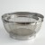 Two larger sized free-standing Japanese stainless steel mesh sieve baskets