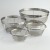 Large and small sets of Japanese metal sieve baskets