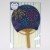 Japanese uchiwa bamboo and paper fan in pack with envelope and notelet
