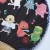 Close up of cute mythical monsters design on Japanese uchiwa fan