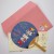 Japanese fireworks and creatures design uchiwa fan with matching envelope and notelet
