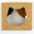 Boxed calico cat small glass plate