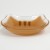 Ginger tabby cat small glass plate