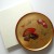 Round gold leaf tray with gift box