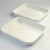 Two Japanese white enamel cooking trays