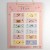 Back of Japanese 2026 wall calendar with seasonal designs and collage embellishments