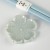 Close up of pale blue blossom ceramic chopstick rest