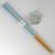 Pastel blue chopsticks with matching pale blue flower shaped chopstick rest