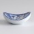 Curved profile of Japanese 'Nekochigura' chopstick rest with tiger tabby cat design