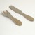 Japanese stainless steel picnic or lunchbox fork and knife set