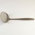 Japanese skimmer spoon with hammered stainless steel handle and fine mesh bowl